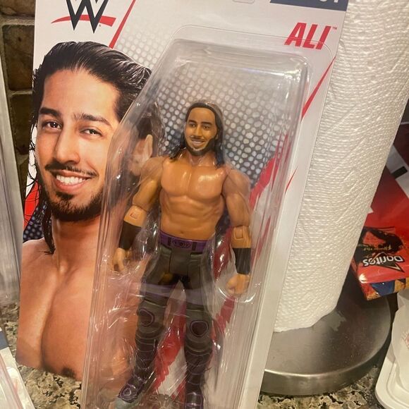 WWE Action Figures set of 6 NIB AJ Styles Bobby Lashley ALI Ronda Sarah - Picture 6 of 14